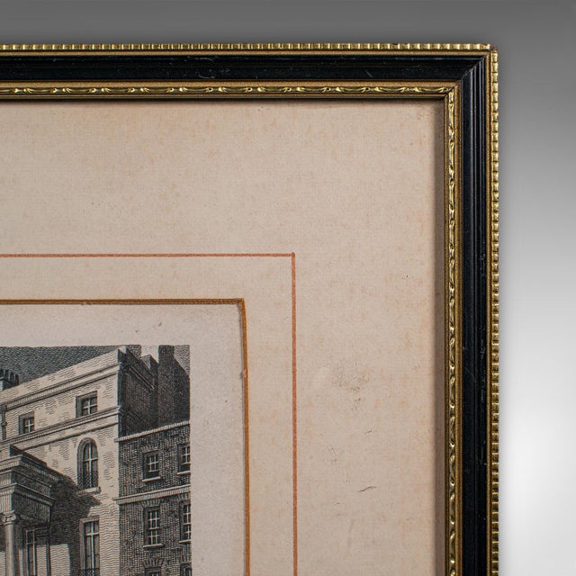 Glass Antique Hospital Picture, Lincoln's Inn Fields, London, Art, Medical, Victorian For Sale - Image 7 of 9