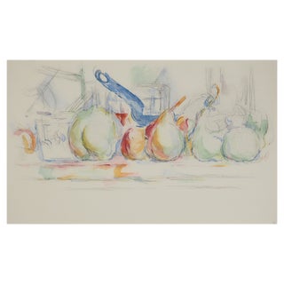 Paul Cezanne, Still Life with Apples and Pears, Lithograph and Stencil For Sale