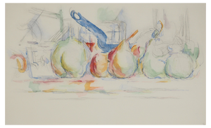 Paul Cezanne, Still Life with Apples and Pears, Lithograph and Stencil
