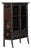 English Lacquered and Glazed Faux Bamboo Cabinet, 1880s For Sale