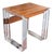 Vintage Rosewood and Chrome Nesting Tables, Set of 3, C. 1960s-70s For Sale