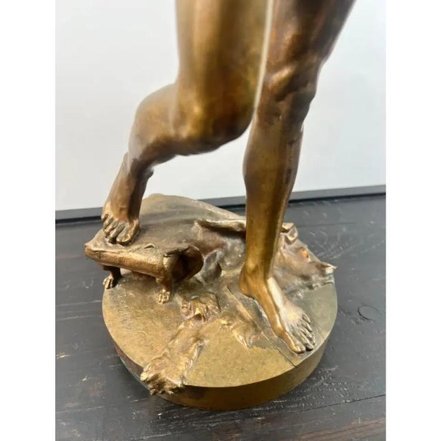 Jean-Baptiste Germain "Le Torrent" Bronze Sculpture for Tiffany &Co, Signed 1890 For Sale - Image 10 of 15