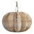 Split Raw Rattan Pumpkin Pendant Light 24" For Sale