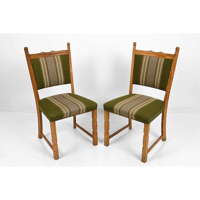 1960s Set 4 Danish Dining Chairs Mid Century Modern For Sale - Image 12 of 13