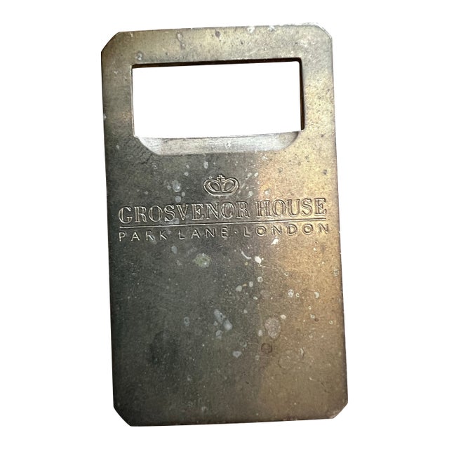 1970s Park Ln., London Brass Bottle Opener For Sale