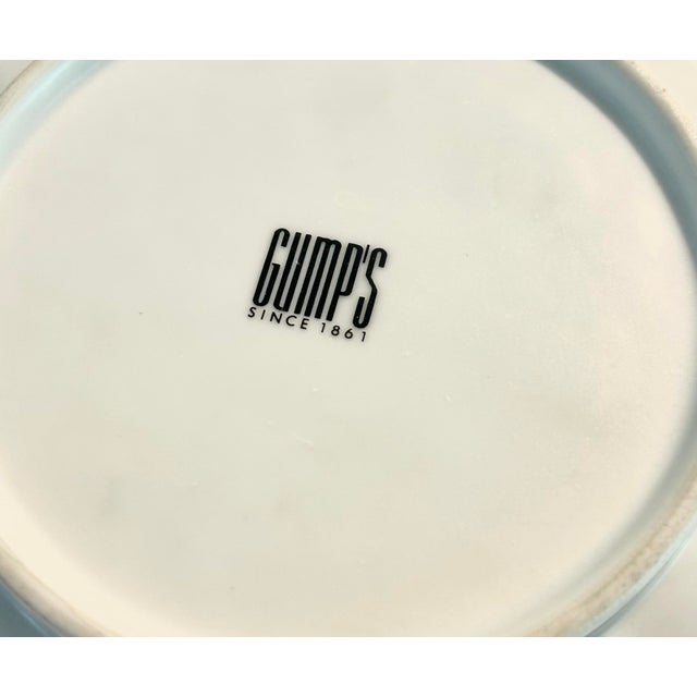 MCM Gump’s Japanese Scalloped Gold Rimmed Imari Floral Porcelain Plates - A 10 Piece Set For Sale - Image 9 of 9