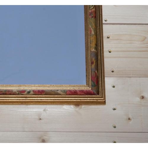 Vintage Gold Bevelled Mirror with Floral Detailing on the Frame, Set of 2 For Sale - Image 6 of 11