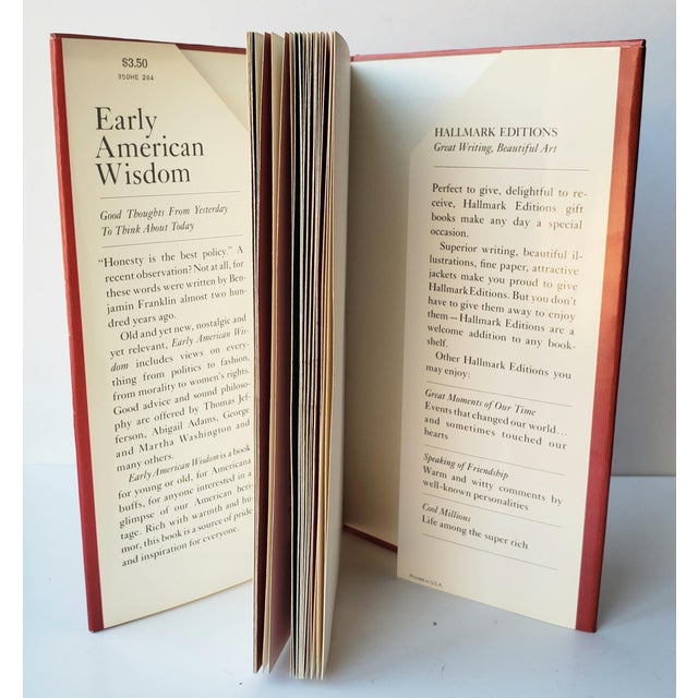 1974 Vintage Early American Wisdom Illustrated Book For Sale - Image 10 of 10