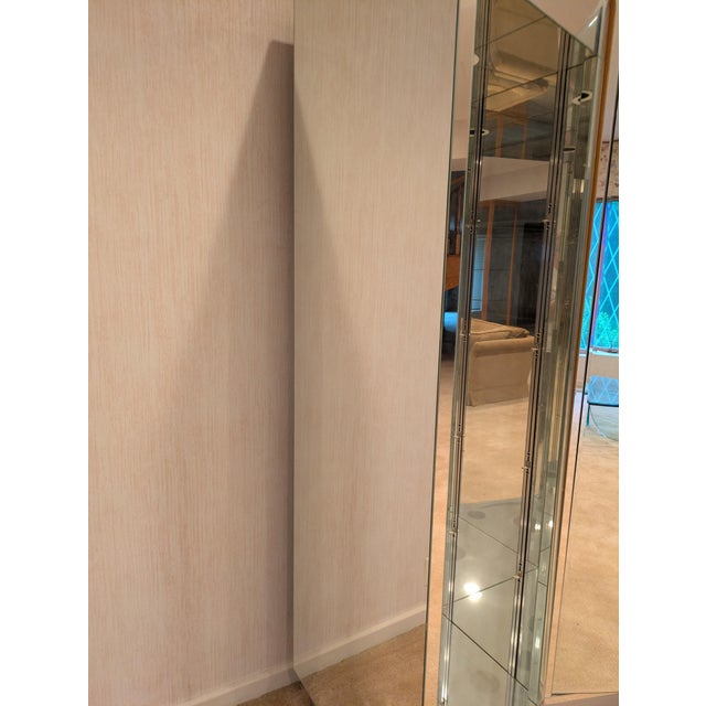 Modern 1990s Mirrored Wall Unit For Sale - Image 3 of 7