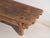 Wood Low Antique Chinese Qing Dynasty Kang Table in Elm For Sale - Image 7 of 9