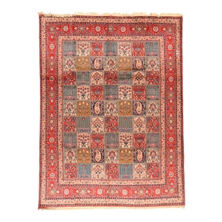 Vintage Persian Sarouk Rug 8'11'' X 11'6'' For Sale