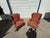 Chippendale Pair of Chippendale Style Straight-Leg Fireside Wingback Chairs For Sale - Image 3 of 12