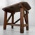 Wood Minimalist Minimalist Mingei Style Wooden Stool, 1920s For Sale - Image 7 of 10