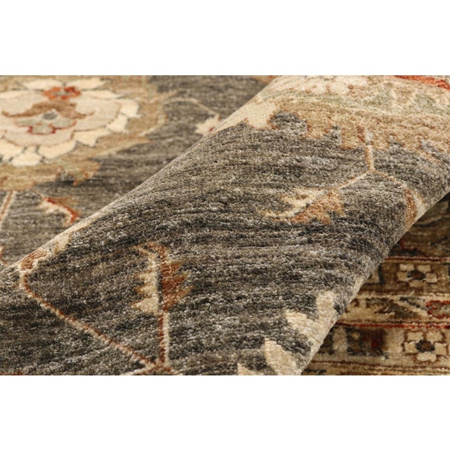 Vintage Pakistani Oushak Rug, 11'10 X 14'11 For Sale In Dallas - Image 6 of 10