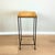 Industrial Steel and Wood Side Table, Spain, 1990s, in Restored conditions. Designed 1990 to 1999