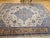 Vintage Turkish Oushak Rug, Handwoven Geometric Pattern, Ivory & Blue, 8' x 11' For Sale - Image 9 of 18