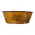 Early 20th Century French Tole Cachepot Planter Decorated With Scenes of Napoleon and Duke of Wellington at Waterloo For Sale