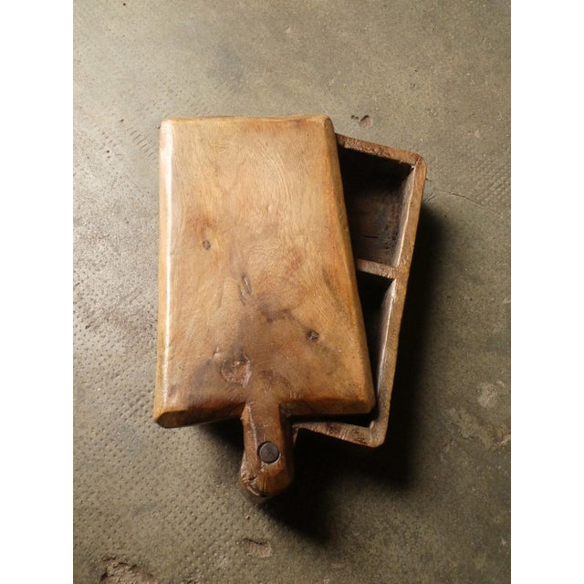 1930s Elm Work Box, France, 1930s For Sale - Image 5 of 12