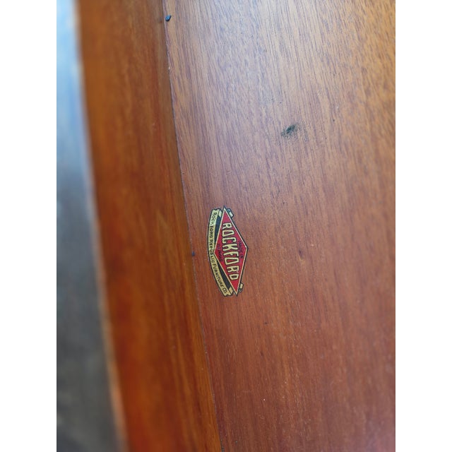 Antique Chinoiserie Curio Cabinet Hutch Vitrine Breakfront Vernis Martin Style For Sale - Image 18 of 18