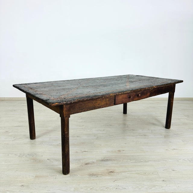 Farmhouse 17/18c Italian Farmhouse Dining Table For Sale - Image 3 of 15
