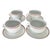 Ceramic French Porcelaine d'Auteuil Bistrot Rust Orange Oversized Cups & Saucers, Set of 4 For Sale - Image 7 of 8