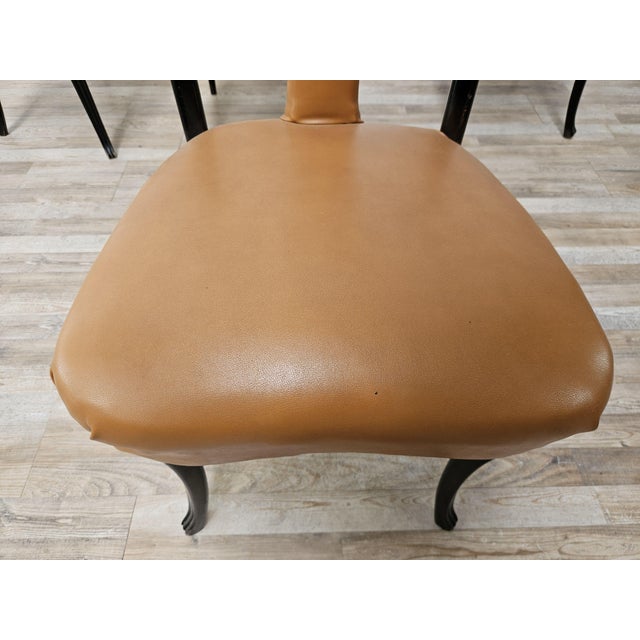 Vintage Italian Chairs attributed to Vittorio Dassi for Dassi Mobili Moderni, 1950, Set of 6 For Sale - Image 9 of 18