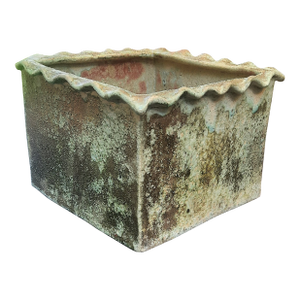 Raku Garden Pot