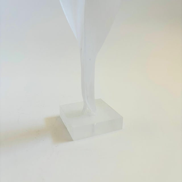 Vintage Lucite Flower Sculpture For Sale - Image 9 of 10
