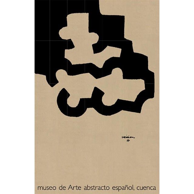 Eduardo Chillida, Untitled n.d., 1982, Offset Lithograph on Kraft Paper For Sale - Image 3 of 13