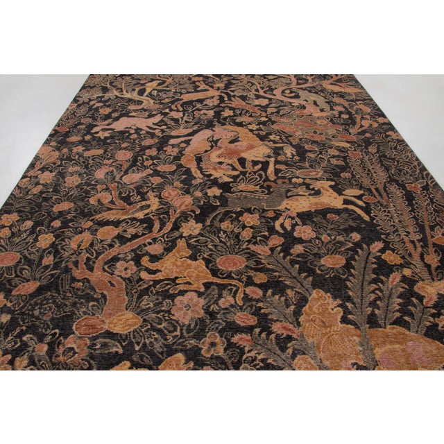 Contemporary Modern Classics Persian Hunting Narrative Wool Rug by Rug & Kilim, India For Sale - Image 3 of 9