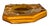 Gold Set of Four Mid-Century Italian Carved Tiger Eye Stone Catchall Trays. For Sale - Image 8 of 10