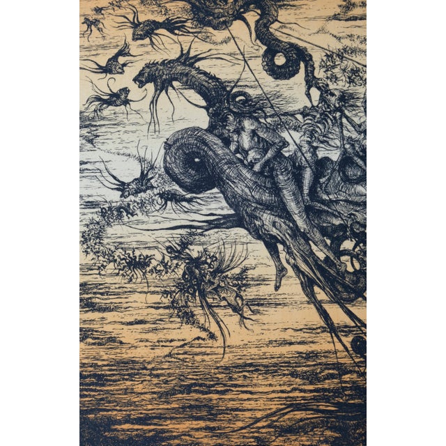 Jacques Deffontaine, Apocalypse, Lithograph For Sale - Image 4 of 8