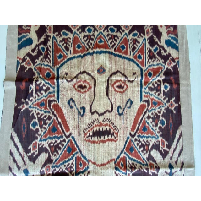 Antique Sumba Hinggi Hip Cloth with a Suede Border For Sale In New York - Image 6 of 18