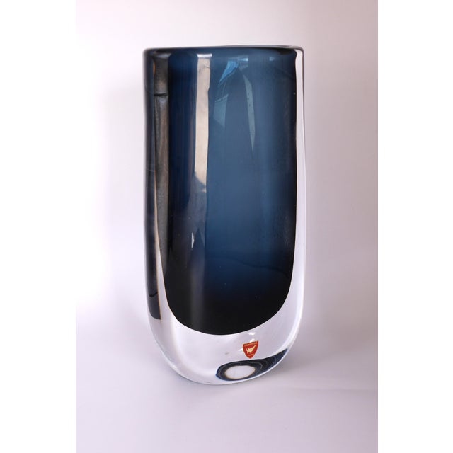 Mid-Century Modern Glass Vase by Landberg for Orrefors, Set of 2 For Sale - Image 3 of 15