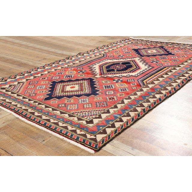 Textile Vintage Persian Lori Rug - 04'10 X 08'01 For Sale - Image 7 of 9