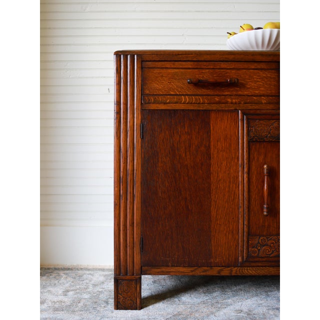 Art Deco 1920s -30's Art Deco Sideboard, Credenza, Drinks Cabinet For Sale - Image 3 of 17
