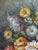 Mid 20th Century Impressionist Still Life Floral Bouquet Oil Painting Signed For Sale In Charlotte - Image 6 of 9