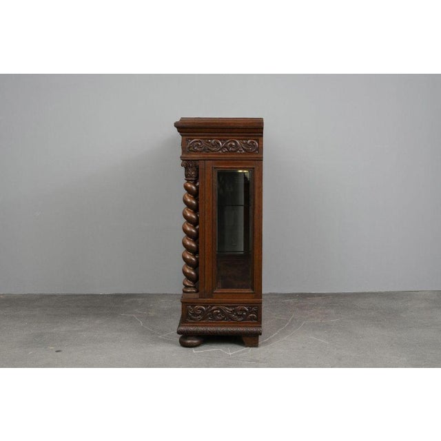 Historicist Oak Display Cabinet, Late 19th Century For Sale - Image 5 of 18