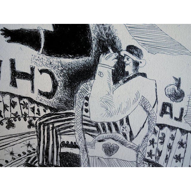 Tobiasse Théo, Après l’Eden, Etching For Sale - Image 6 of 9