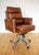 A very smart and extremely comfortable executive leather designer desk armchair in lovely condition. Designed by british...