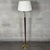 Eglo Floor Lamp in Wood and Brass For Sale - Image 11 of 11
