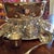 Vintage Oneida Castle Court Silver Plated Punch Bowl Set-Punch Bowl, 12 Cups, 2 Ladles, 1 Platter-Set of 16 For Sale - Image 12 of 12