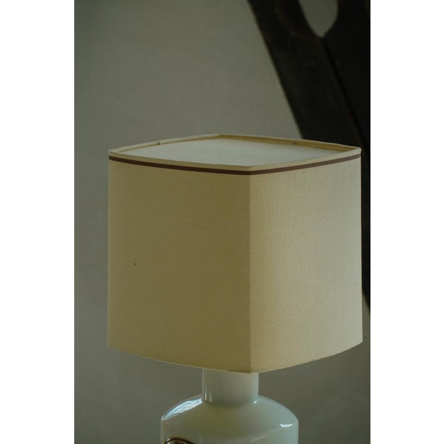 Metal Danish Modern Porcelain Table Lamps from Bing & Grøndahl, 1960s, Set of 2 For Sale - Image 7 of 18