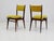 Santos Rosewood and Lemon Yellow Velvet Chairs by Carlo De Carli, Italy, 1950s, Set of 2 For Sale - Image 9 of 13