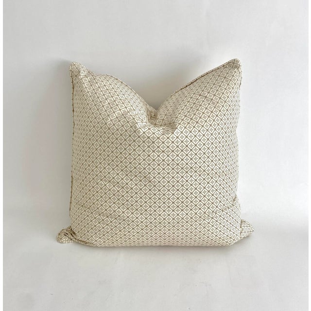 Custom Chinoiserie Polished Cotton Pillows - A Pair For Sale - Image 4 of 10