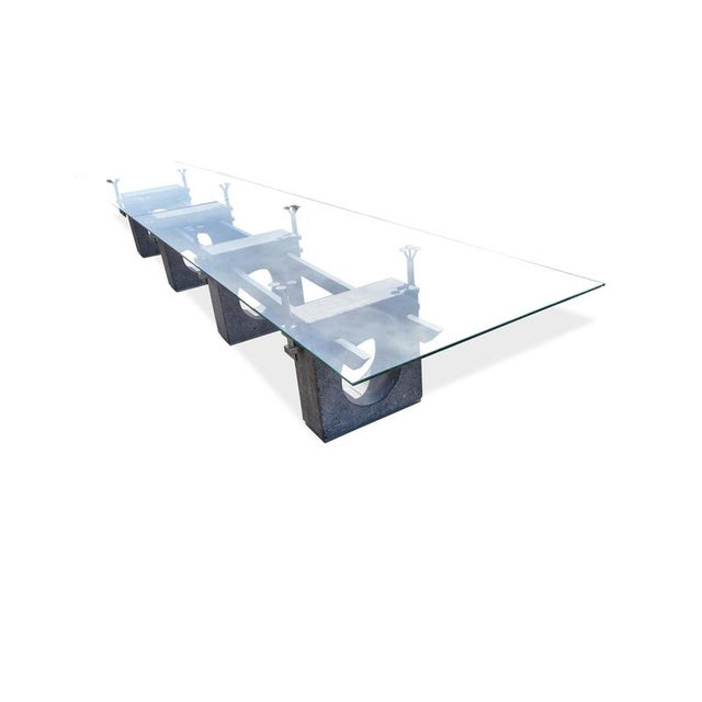 Vintage Brutalist Concrete Dining Table, 1970s For Sale - Image 4 of 18