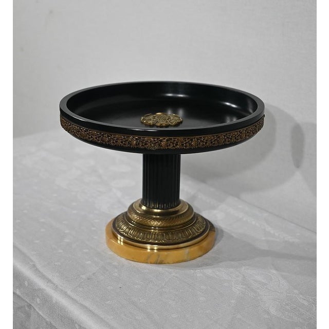 Traditional Mid-19th Century Napoleon III Empire Style Bowl on Foot For Sale - Image 3 of 18