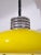 Mid-Century Modern Vintage Italian Patented Pendant Lamp in Yellow, 1970s For Sale - Image 3 of 7