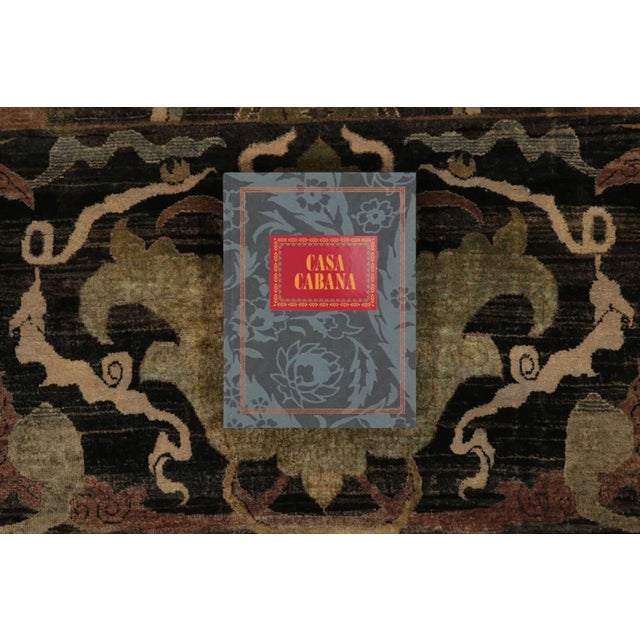 Camel Rug & Kilim's Contemporary Bidjar Style Rug With Polychromatic Design For Sale - Image 8 of 11