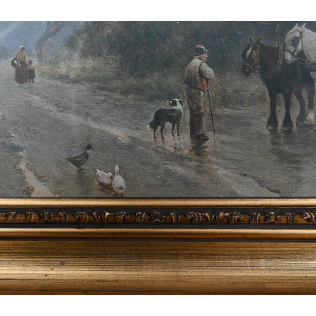 Edwardian Suffolk Cottage Landscape, 1890s, Print, Framed For Sale - Image 4 of 13